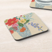 Voorlente bloesems II Bier Onderzetter (Linkerzijde)