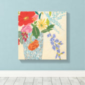 Voorlente bloesems II Canvas Afdruk (Insitu (Houten vloer))