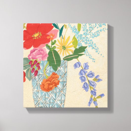 Voorlente bloesems II Canvas Afdruk (Voorkant)