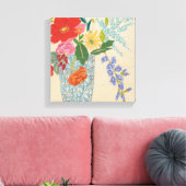 Voorlente bloesems II Canvas Afdruk (Insitu (Woonkamer))