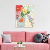 Voorlente bloesems II Canvas Afdruk (Insitu (Woonkamer))