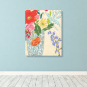 Voorlente bloesems II Canvas Afdruk (Insitu (Houten vloer))