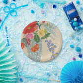 Voorlente bloesems II Papieren Bordje (Feest)