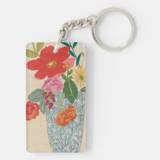 Voorlente bloesems II Sleutelhanger (achterkant)