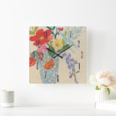 Voorlente bloesems II Vierkante Klok (Huis)