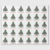 Voorlezen rond de Kerstboom  Cadeaupapier (Vlak)