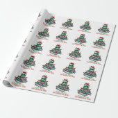 Voorlezen rond de Kerstboom  Cadeaupapier (Uitgerold)