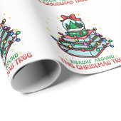 Voorlezen rond de Kerstboom  Cadeaupapier (Rol Hoek)