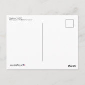 ‘Voorlezing van het testament’ Schilderij op een Briefkaart (Achterkant)