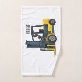 Voorlichting cartoon bad handdoek (Handdoek)