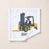 Voorlichting cartoon bad handdoek (Wasdoekje)