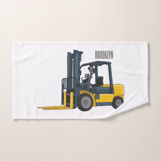 Voorlichting cartoon bad handdoek (Handdoek)