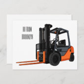 Voorlichting cartoon briefkaart (Voorkant / Achterkant)