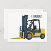 Voorlichting cartoon briefkaart (Voorkant / Achterkant)