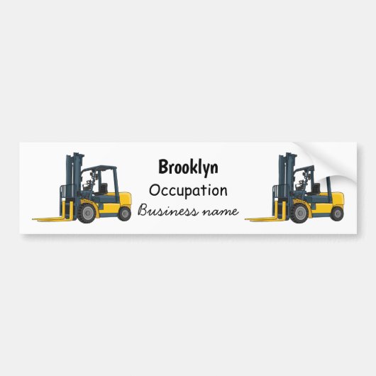 Voorlichting cartoon bumpersticker (Voorkant)
