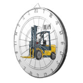 Voorlichting cartoon dartbord (Voorkant Rechts)