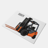 Voorlichting cartoon deurmat (Schuin)