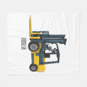 Voorlichting cartoon fleece deken (Voorkant (Horizontaal))