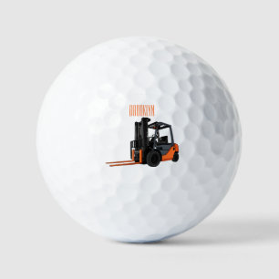 Voorlichting cartoon golfballen