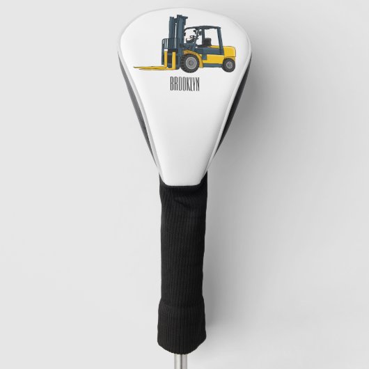 Voorlichting cartoon golfheadcover (Voorkant)