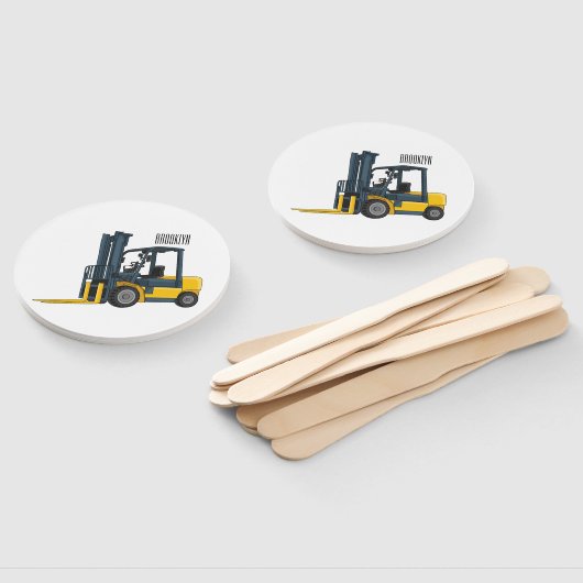 Voorlichting cartoon handwaaier (Niet-gemonteerd)