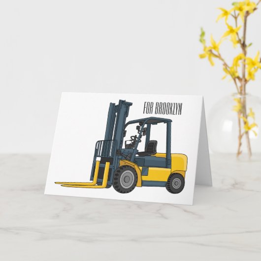 Voorlichting cartoon kaart (Gele Bloem)