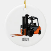 Voorlichting cartoon keramisch ornament (Achterkant)