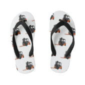 Voorlichting cartoon kinder teenslippers (Voetbed)