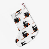 Voorlichting cartoon kleine kerstsok (Achterkant (Hangend))