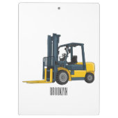 Voorlichting cartoon klembord (Achterkant)