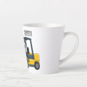 Voorlichting cartoon latte mok (Rechts)