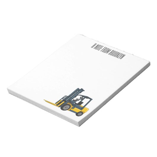 Voorlichting cartoon notitieblok (Linkerzijde)