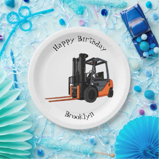 Voorlichting cartoon papieren bordje (Feest)