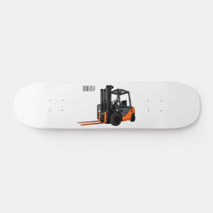 Voorlichting cartoon persoonlijk skateboard