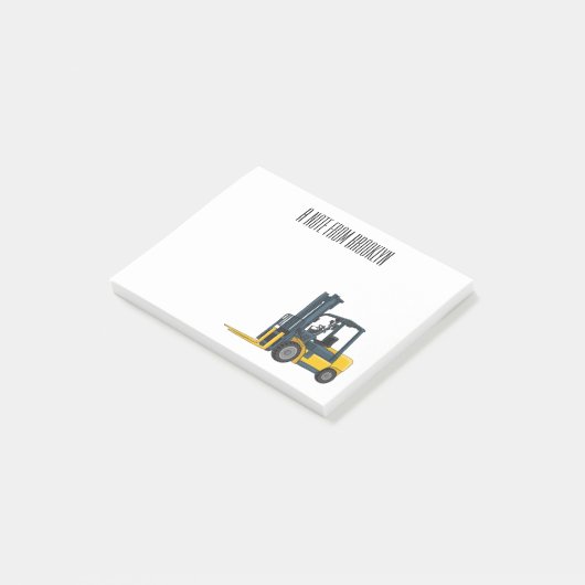 Voorlichting cartoon post-it® notes (Schuin)