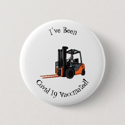 Voorlichting cartoon ronde button 5,7 cm (Voorkant)