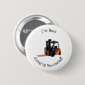 Voorlichting cartoon ronde button 5,7 cm (Voorkant /achterkant)