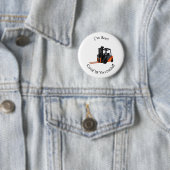 Voorlichting cartoon ronde button 5,7 cm (In situ)
