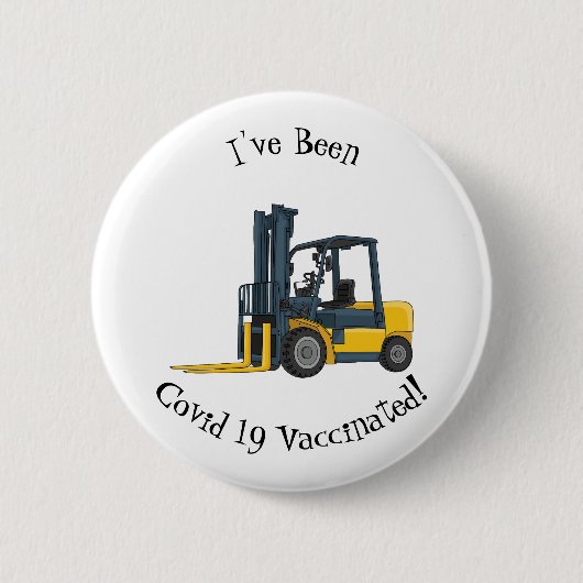 Voorlichting cartoon ronde button 5,7 cm (Voorkant)