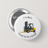 Voorlichting cartoon ronde button 5,7 cm (Voorkant /achterkant)