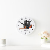 Voorlichting cartoon ronde klok (Huis)