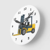 Voorlichting cartoon ronde klok (Hoek)