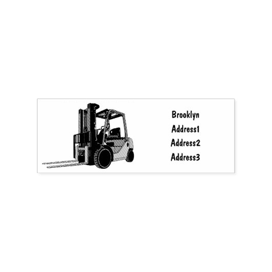 Voorlichting cartoon rubberstempel (Afrduk)