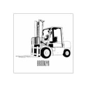 Voorlichting cartoon rubberstempel (Afrduk)