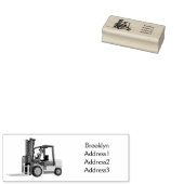 Voorlichting cartoon rubberstempel (Gestempeld)