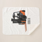 Voorlichting cartoon sherpa deken (Voorkant (horizontaal))