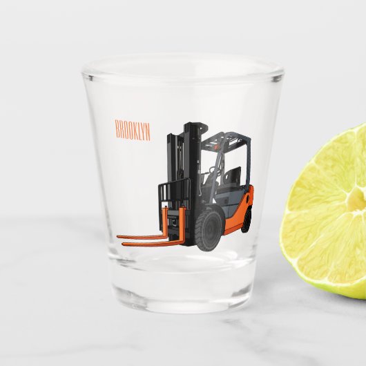 Voorlichting cartoon shot glas (Voorkant)