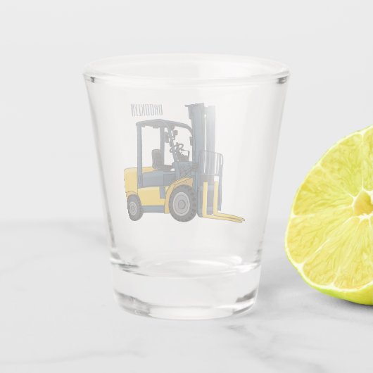 Voorlichting cartoon shot glas (Achterkant)