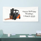 Voorlichting cartoon spandoek (Beurs)