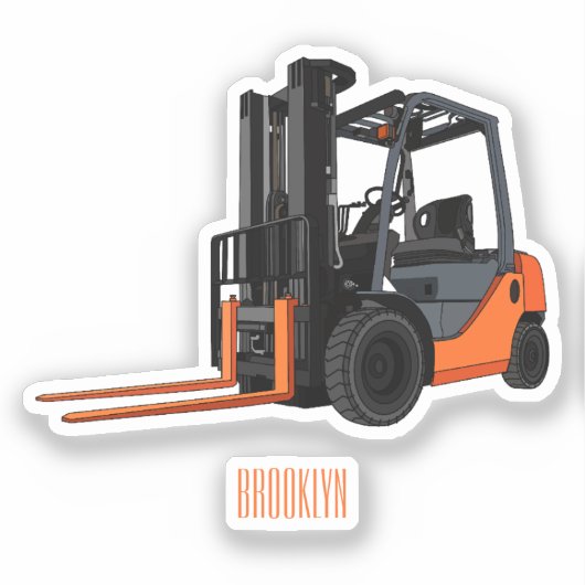 Voorlichting cartoon sticker (Voorkant)